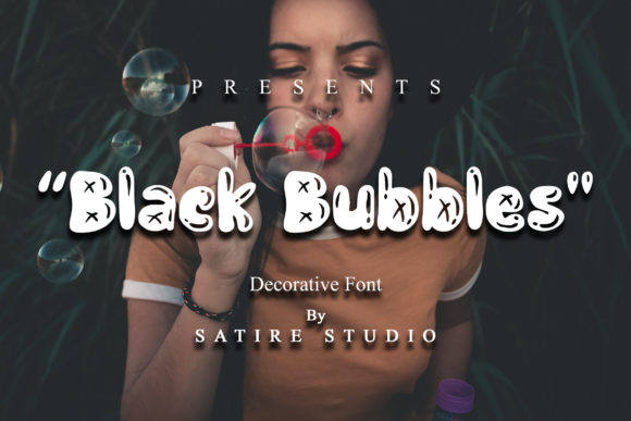 Black Bubbles Font: A Display Typeface for Digital Branding