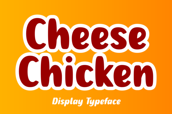 Cheese Chicken: The Whimsical Display Font for Sweet Brand Identity