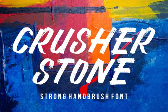 Chrusher Stone: A Bold Display Typeface for High-Impact Campaigns