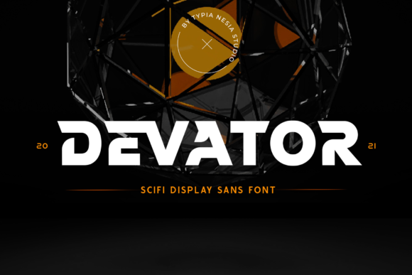 Devator Font: A Modern Display Typeface for Creative Makers