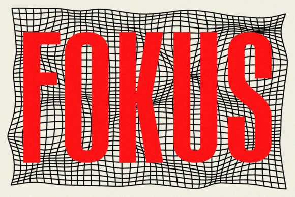 Fokus Display Font for Creative Makers and Designers