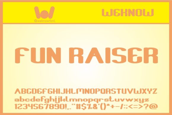 Fun Raiser Font Review: A Bold Display Type for Creative Projects