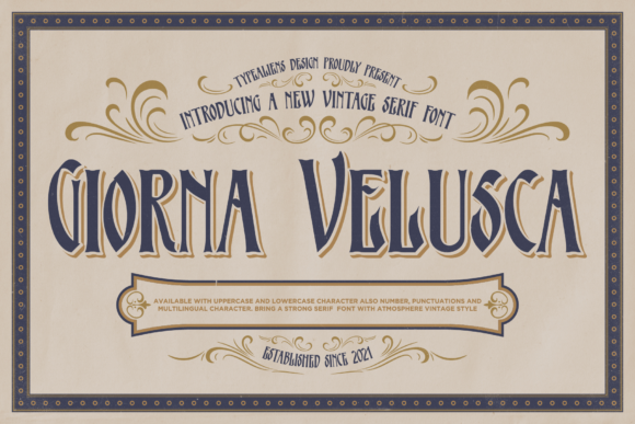 Giorna Velusca Font Review for Brand Designers