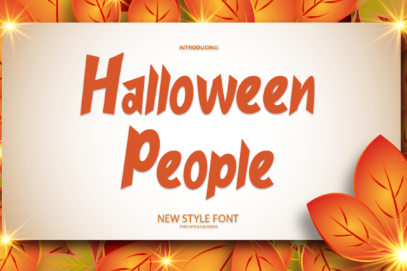 Halloween People Font for Memorable Brand Design