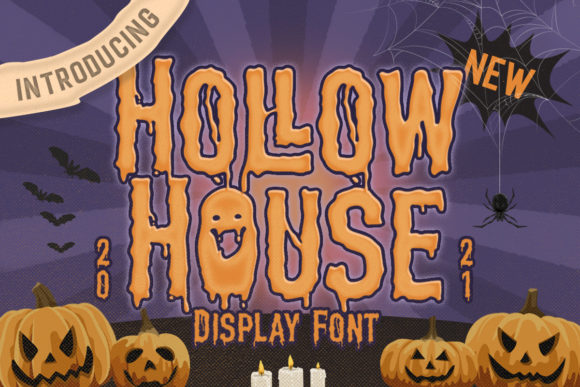 Hollow House Typeface for Bold Digital Branding