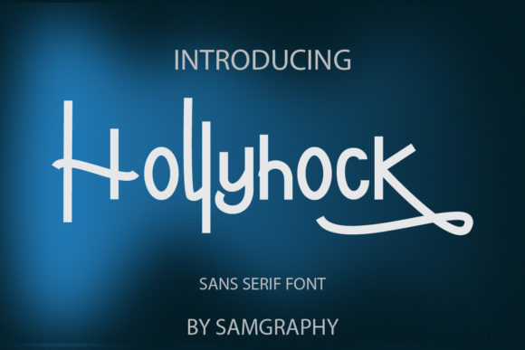Hollyhock Font for Small Business Branding and Creative Projects