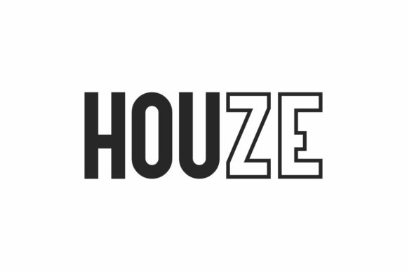 Houze Display Font for Creative Product Makers