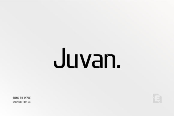 Juvan Typeface: A Modern Display Font for Editorial Elegance