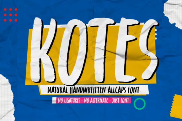 Kotes Display Font for Branding and Marketing Materials