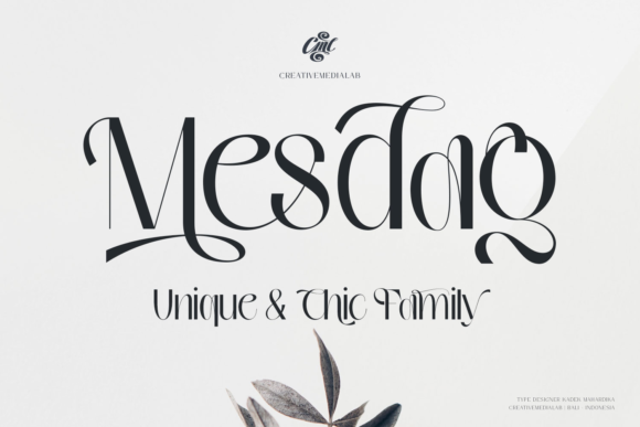 Mesdag Font: Elevate Your Campaign Typography