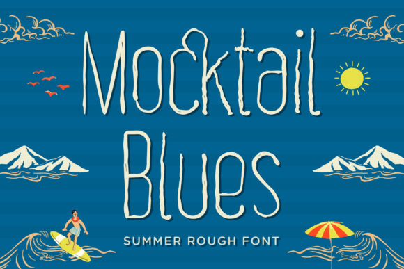 Mocktail Blues Font Review for Campaign Design