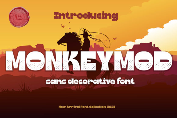 Monkeymod Font: A Vintage-Inspired Display Type for Bold Designs