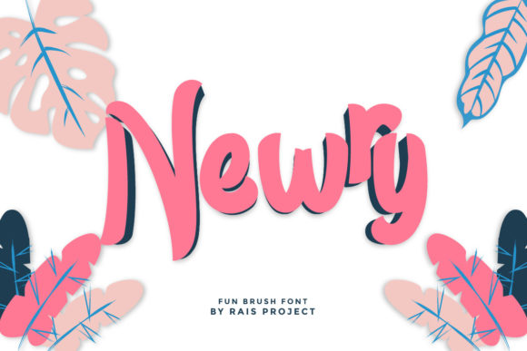 Newry Display Font for Craft Projects