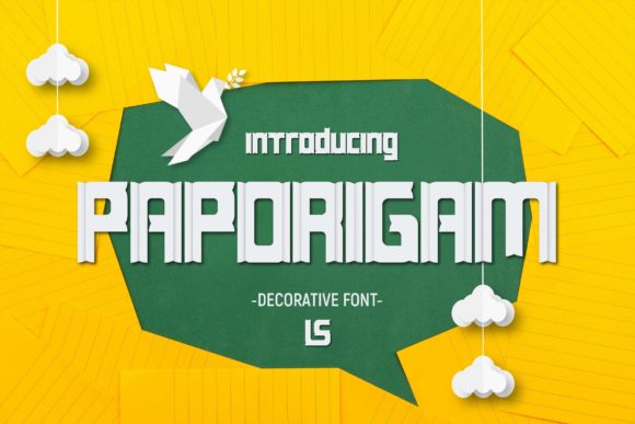 Paporigam Display Font for Eye-Catching Campaigns
