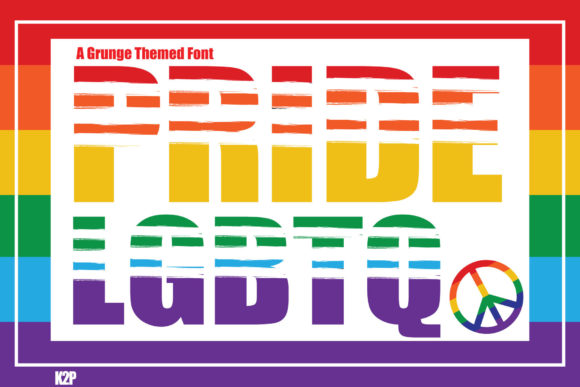 Pride LGBTQ Font for Bold Branding and Display Design
