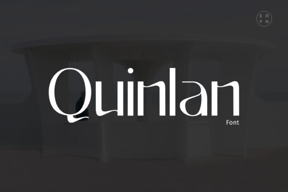 Quinlan: A Cool and Unique Display Font for Modern Branding