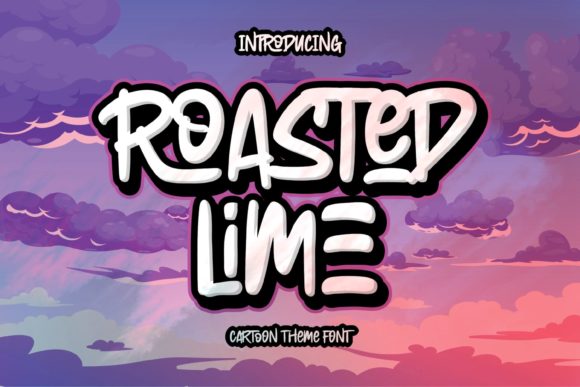 Roasted Lime Font for Bold Web Design and Street Art Vibe
