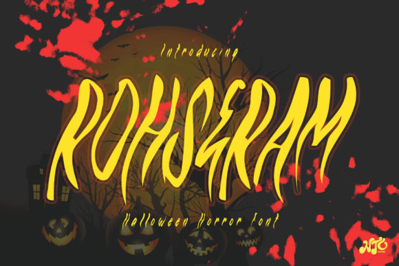 Rohseram Font: A Wavy Display Typeface for Memorable Branding
