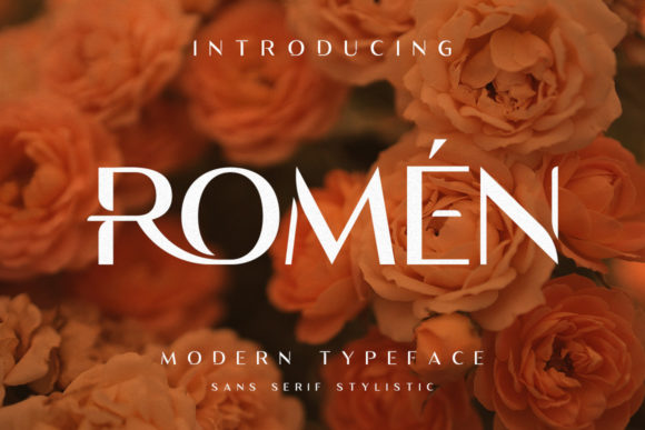 Romen Font for a Polished Brand Look