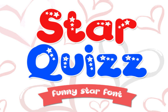 Star Quizz Display Font for Editorial Design and Creative Projects