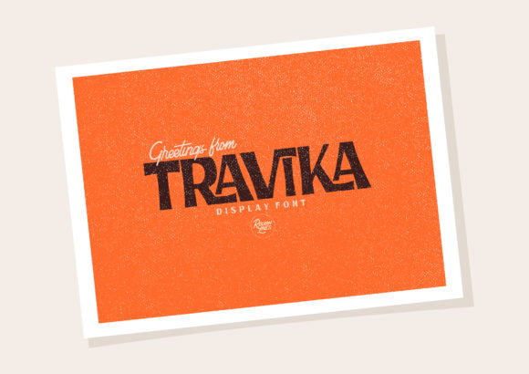 Travika Bold Display Font for Handmade Products