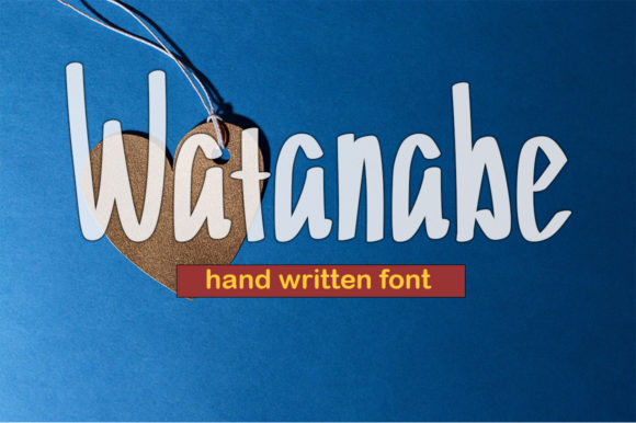 Watanabe Display Font for Creative Makers