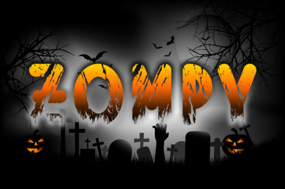 Zompy Font: A Halloween-Inspired Display Typeface for Web Designers